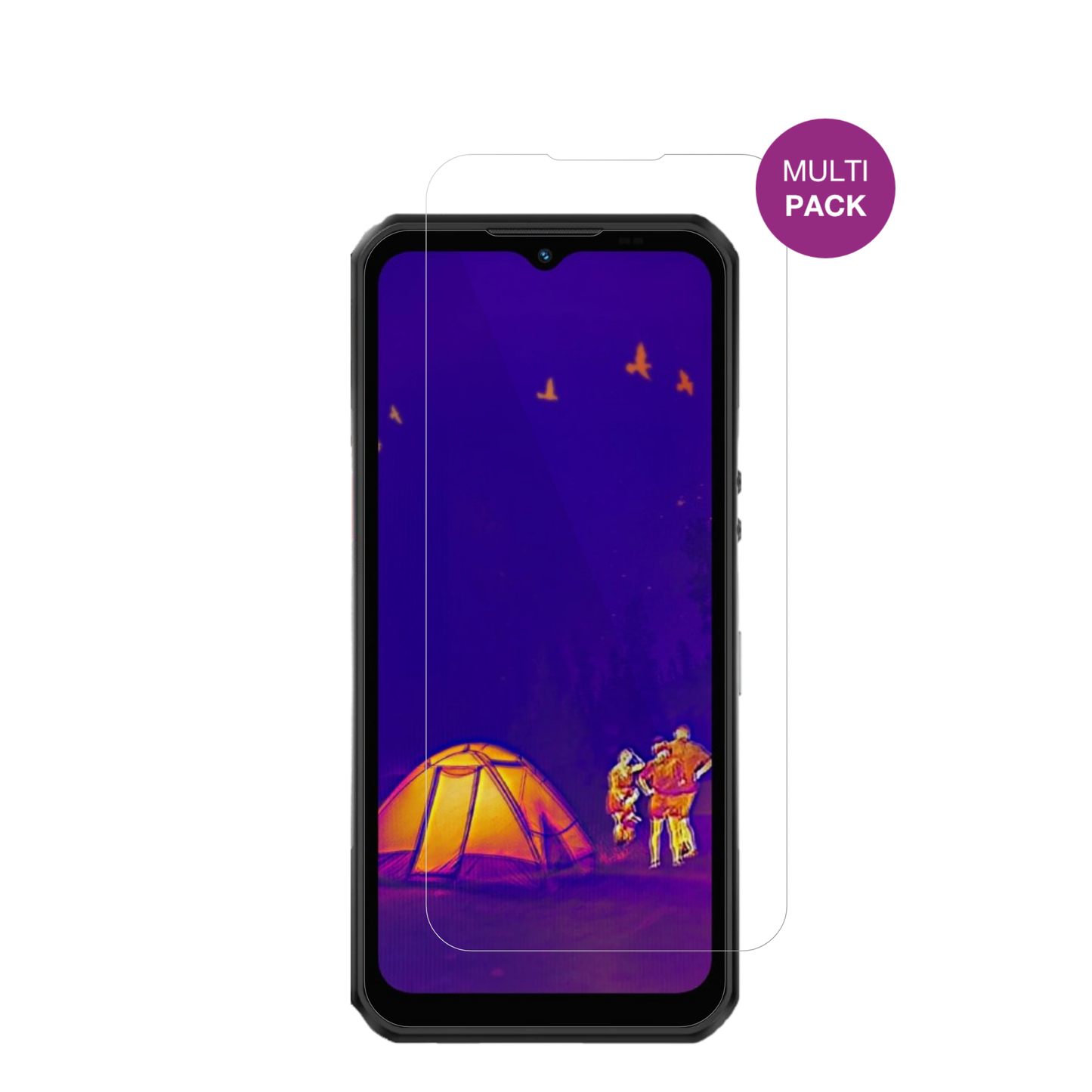 4x Schutzfolie klar für Oukitel WP55 Ultra Outdoor Display-Schutzfolie