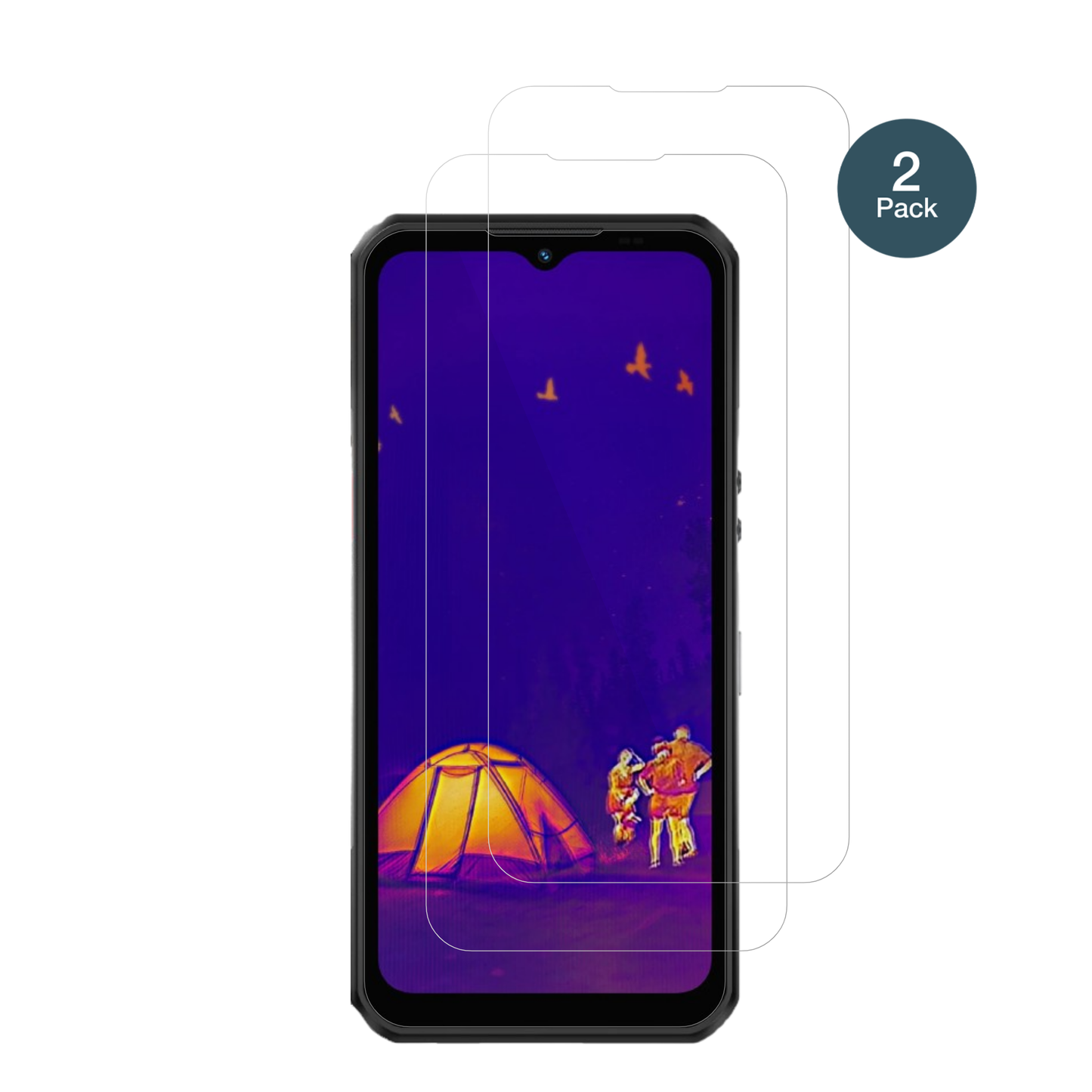 2x 9H Schutzfolie für Oukitel WP55 Ultra Outdoor Panzerfolie