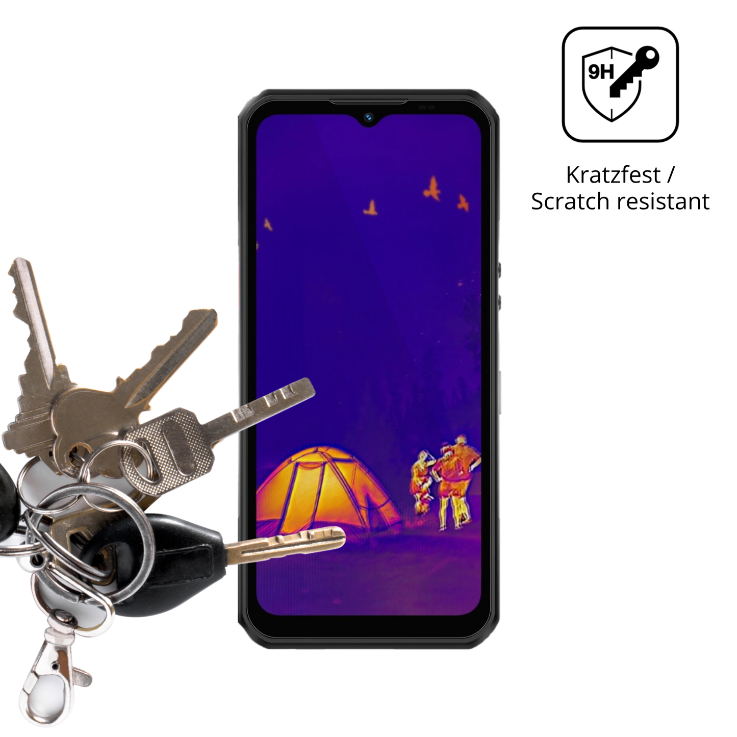 2x 9H Schutzfolie für Oukitel WP55 Ultra Outdoor Panzerfolie