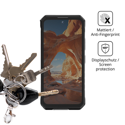 dipos Displayschutz für Oukitel WP58 Pro, mattierte Oberfläche, Blickschutzfilter und perfekter Passform