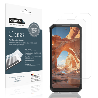 Matte Displayschutzfolie von dipos passend für Oukitel WP58 Pro, 9H kratzfest und blasenfrei montiert