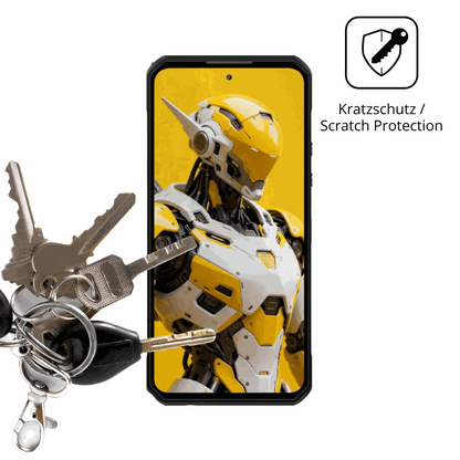 Schutz gegen Kratzer auf dem OUKITEL WP60 5G Glas durch Schlüssel oder Ähnliches