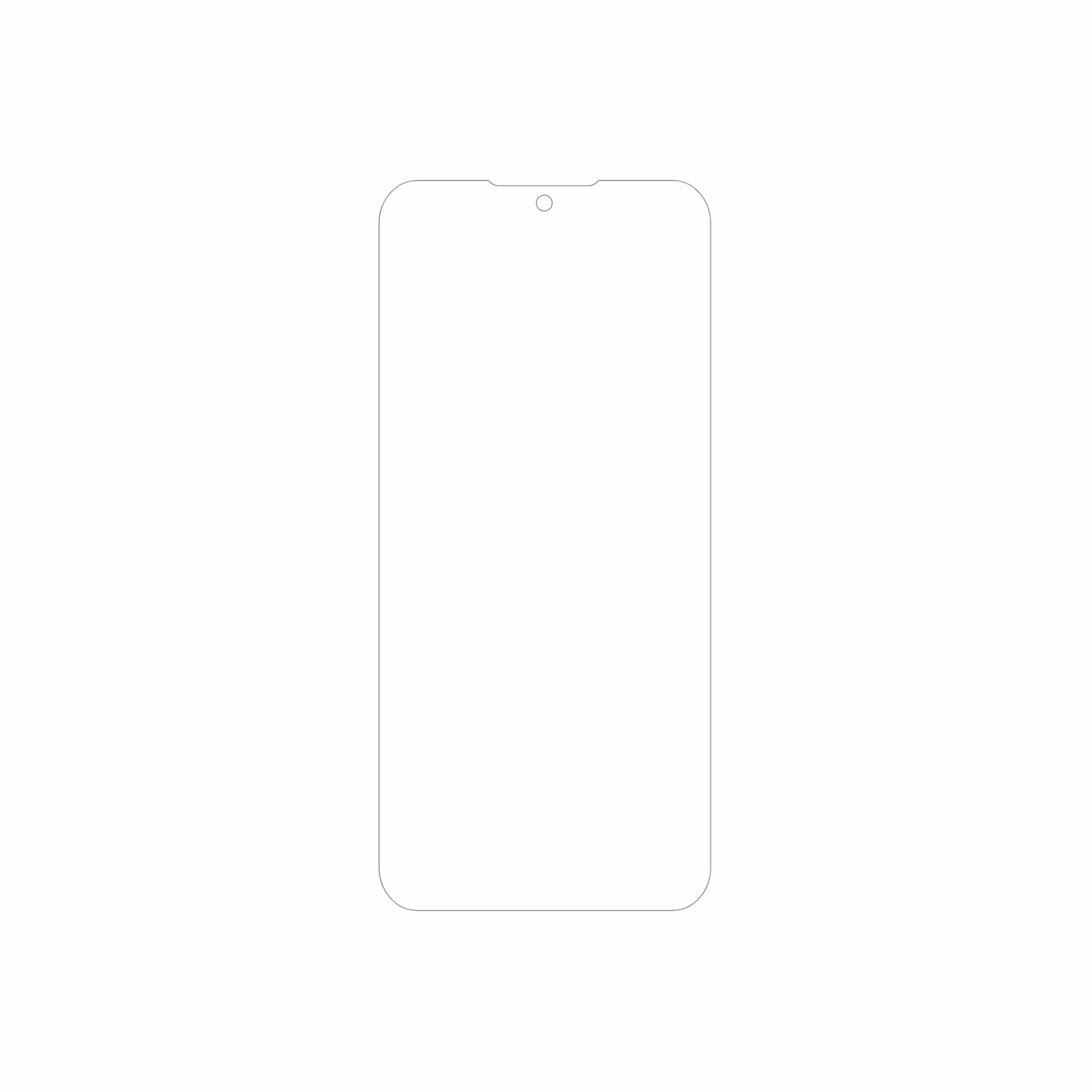 dipos Displayschutz für oukitelwp62 5g, mattierte Oberfläche, geringe Dicke und perfekte Passform