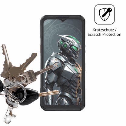 Schutz gegen Kratzer auf dem oukitelwp62 5g Glas durch Schlüssel oder Ähnliches