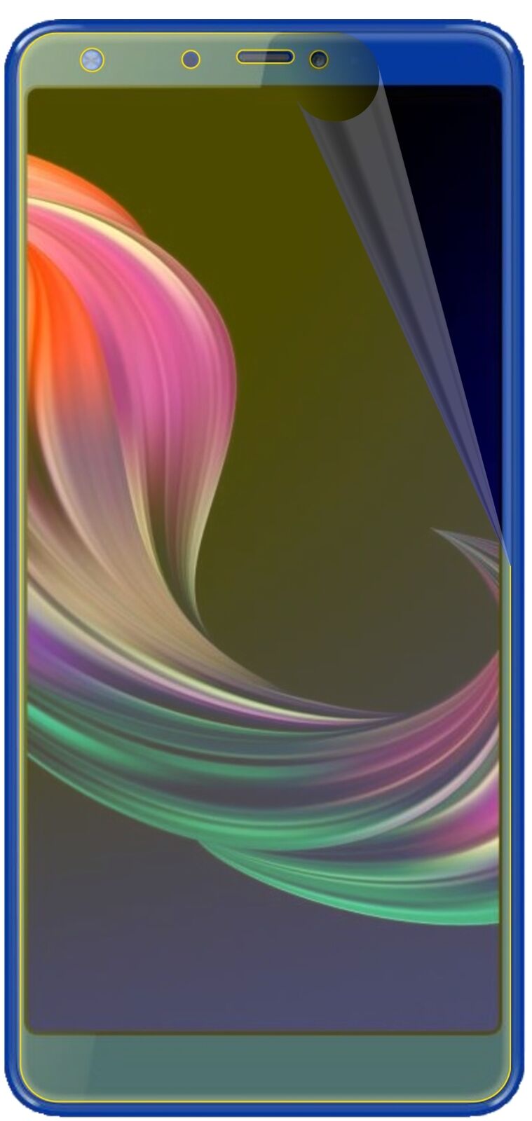 dipos Displayschutz für Panasonic Eluga Ray 600, transparente Oberfläche, geringe Dicke und perfekte Passform