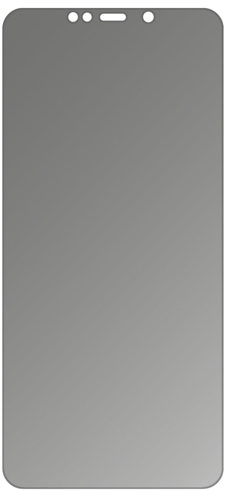 dipos Displayschutz für Panasonic Eluga Z1, mattierte Oberfläche, Blickschutzfilter und perfekter Passform