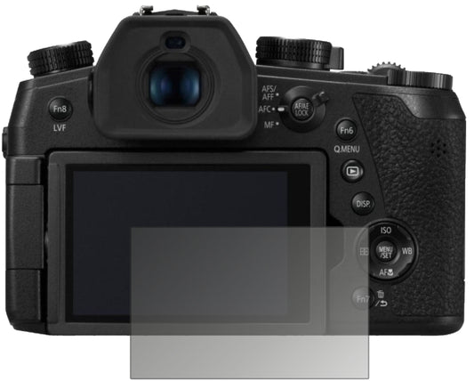Blickschutzfolie von dipos passend für Panasonic Lumix DC-FZ1000 II, präziser Zuschnitt und blasenfrei montiert