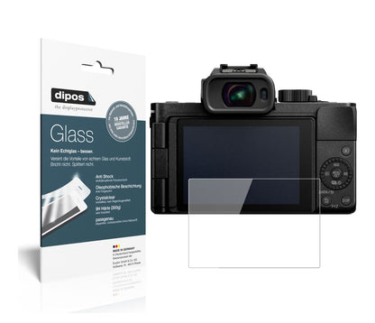 2x Screen Protector for Panasonic Lumix DC-G100 Flexible Glass 9H dipos
