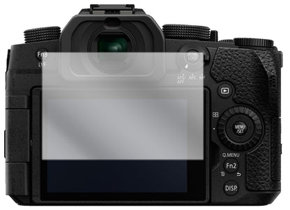 2x Schutzfolie klar für Panasonic Lumix DC-G91 Display-Schutzfolie