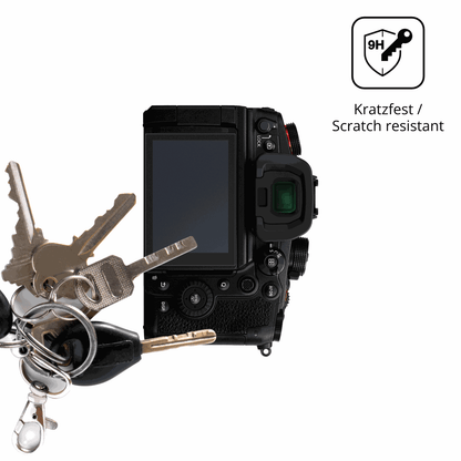 dipos Displayschutz für Panasonic Lumix DC-GH6, mattierte Oberfläche, robuste Festigkeit und perfekte Passform