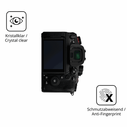 Flexible TPU-Folie passend zugeschnitten für Panasonic Lumix DC-GH6, vollständige Abdeckung