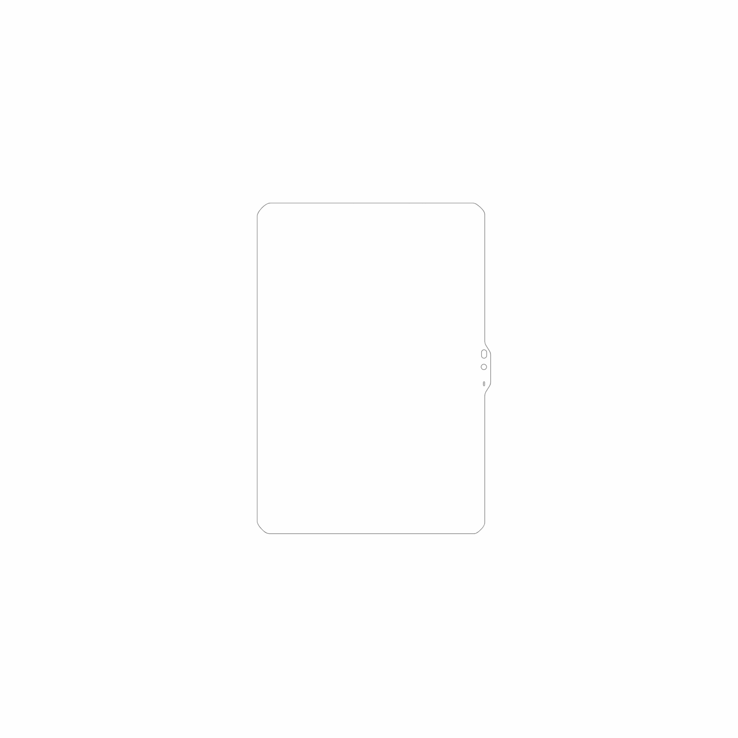 dipos Displayschutz für Panasonic Toughpad FZ-A3, mattierte Oberfläche, geringe Dicke und perfekte Passform