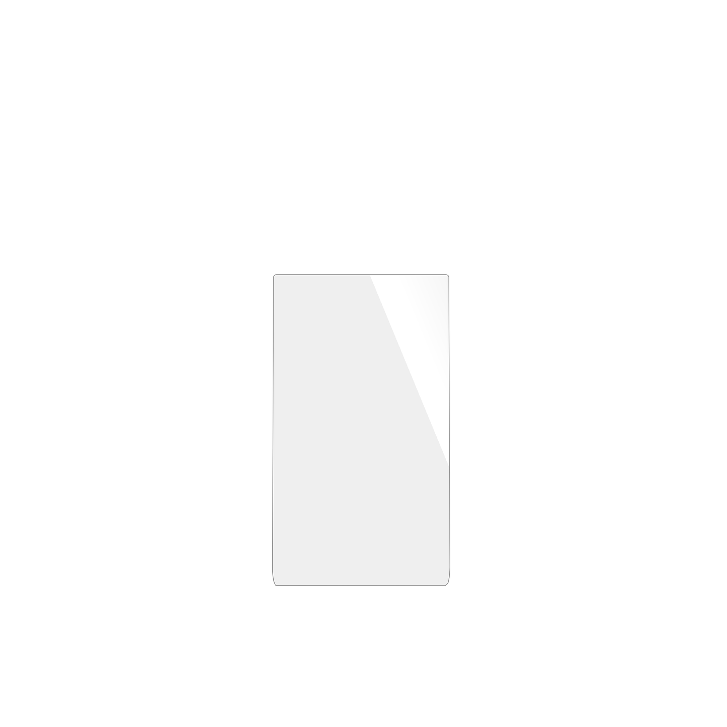 dipos Displayschutz für Panox V3, transparente Oberfläche, geringe Dicke und perfekte Passform