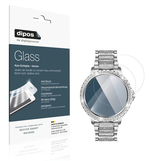 Klare Displayschutzfolie von dipos passend für BENYAR SMART BW1845E, 9H kratzfest und blasenfrei montiert