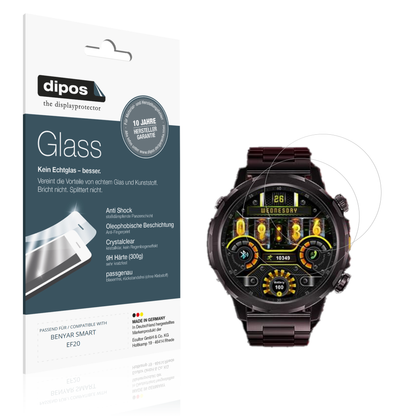 Klare Displayschutzfolie von dipos passend für BENYAR SMART EF20, 9H kratzfest und blasenfrei montiert
