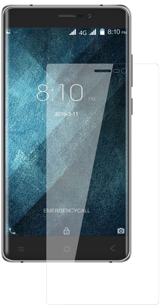 Klare Displayschutzfolie von dipos passend für Blackview A8 Max, 9H kratzfest und blasenfrei montiert