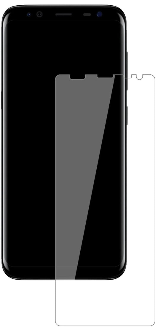 Klare Displayschutzfolie von dipos passend für Blackview S8, 9H kratzfest und blasenfrei montiert