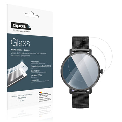 Klare Displayschutzfolie von dipos passend für Blackview X30, 9H kratzfest und blasenfrei montiert