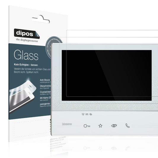 Klare Displayschutzfolie von dipos passend für Bticino CLASSE 300 X 13E 344642, 9H kratzfest und blasenfrei montiert