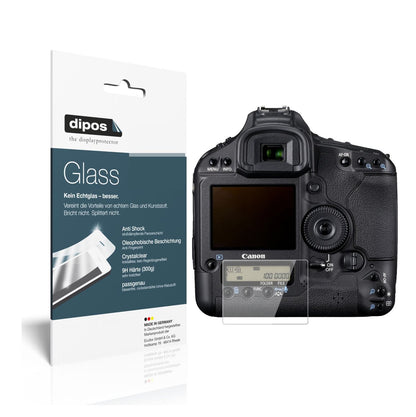 Klare Displayschutzfolie von dipos passend für Canon Eos 1D Mark IV, 9H kratzfest und blasenfrei montiert