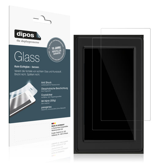 Klare Displayschutzfolie von dipos passend für Canon PIXMA TS8750, 9H kratzfest und blasenfrei montiert