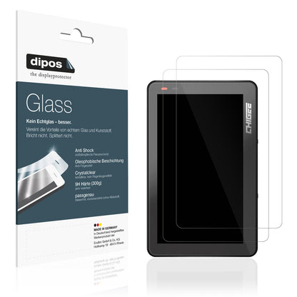Klare Displayschutzfolie von dipos passend für Chigee XR-3, 9H kratzfest und blasenfrei montiert