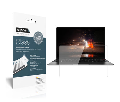 Klare Displayschutzfolie von dipos passend für Chuwi Aerobook CWI510, 9H kratzfest und blasenfrei montiert