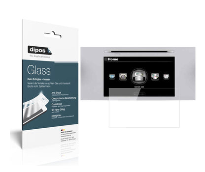 Klare Displayschutzfolie von dipos passend für Cocktail Audio X50Pro, 9H kratzfest und blasenfrei montiert