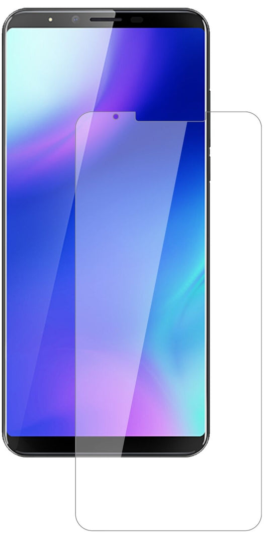 Klare Displayschutzfolie von dipos passend für Cubot X18 Plus, 9H kratzfest und blasenfrei montiert
