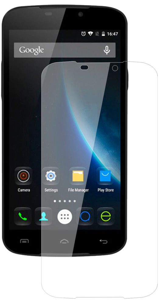 Klare Displayschutzfolie von dipos passend für Doogee X6 Pro, 9H kratzfest und blasenfrei montiert