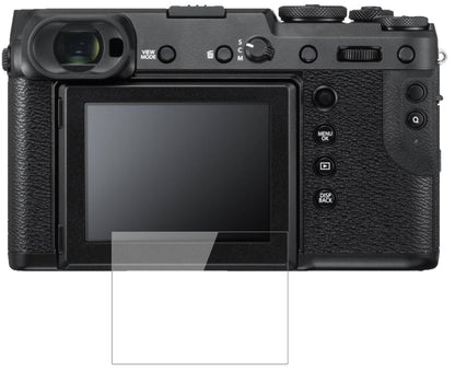 Klare Displayschutzfolie von dipos passend für Fujifilm GFX 50R, 9H kratzfest und blasenfrei montiert