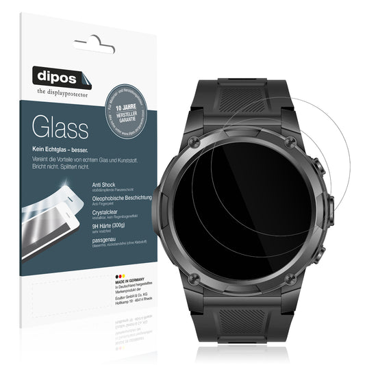 Klare Displayschutzfolie von dipos passend für Gard Pro Ultra 3, 9H kratzfest und blasenfrei montiert
