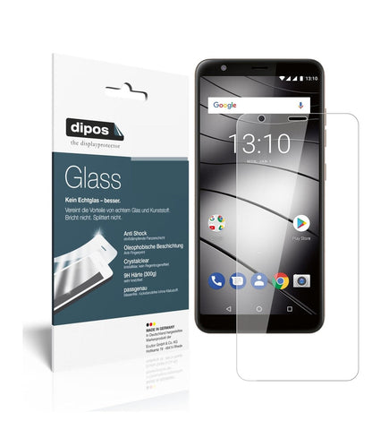 Klare Displayschutzfolie von dipos passend für Gigaset GS280, 9H kratzfest und blasenfrei montiert