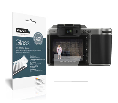 Klare Displayschutzfolie von dipos passend für Hasselblad X1D II 50C, 9H kratzfest und blasenfrei montiert