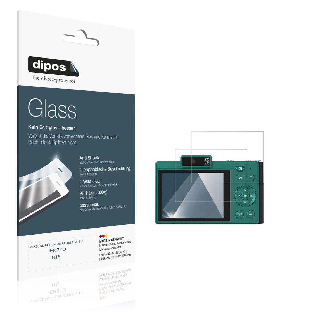 Displayschutz hergestellt in Deutschland, höchste Qualität made in Germany