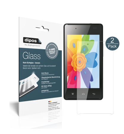 Klare Displayschutzfolie von dipos passend für Hisense HS-U610, 9H kratzfest und blasenfrei montiert
