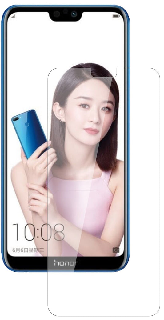 Klare Displayschutzfolie von dipos passend für Honor 9i 2018, 9H kratzfest und blasenfrei montiert