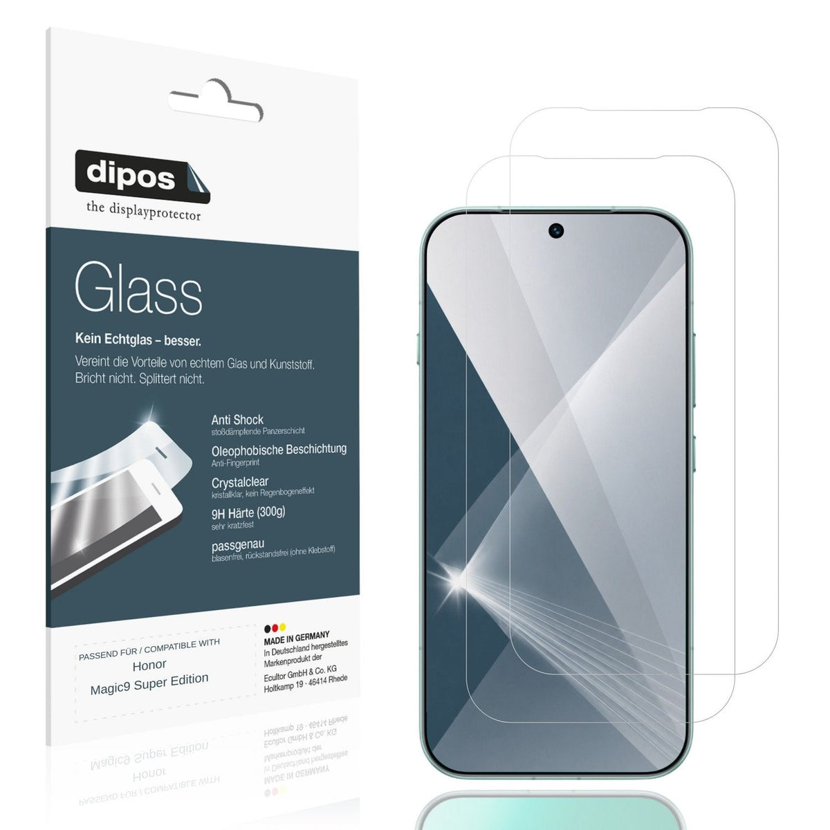 Displayschutz hergestellt in Deutschland, höchste Qualität made in Germany