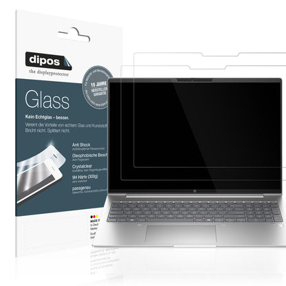 Klare Displayschutzfolie von dipos passend für HP ProBook 460 G11 16 Zoll, 9H kratzfest und blasenfrei montiert