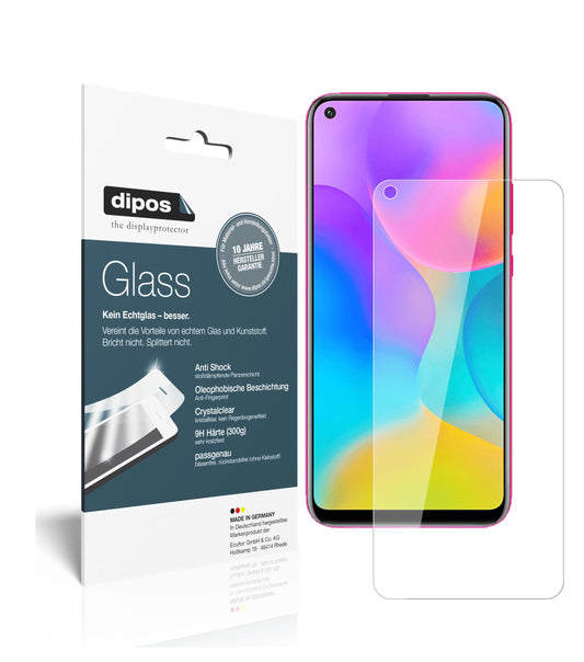 Klare Displayschutzfolie von dipos passend für Honor Play 3, 9H kratzfest und blasenfrei montiert