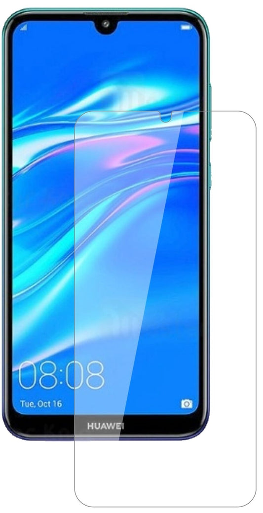 Klare Displayschutzfolie von dipos passend für Huawei Enjoy 9, 9H kratzfest und blasenfrei montiert