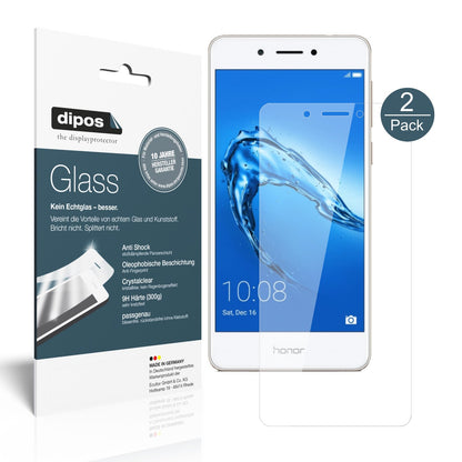 Klare Displayschutzfolie von dipos passend für Huawei Honor 6C, 9H kratzfest und blasenfrei montiert