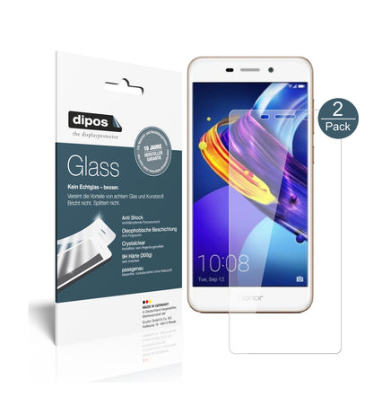 Klare Displayschutzfolie von dipos passend für Huawei Honor 6C Pro, 9H kratzfest und blasenfrei montiert