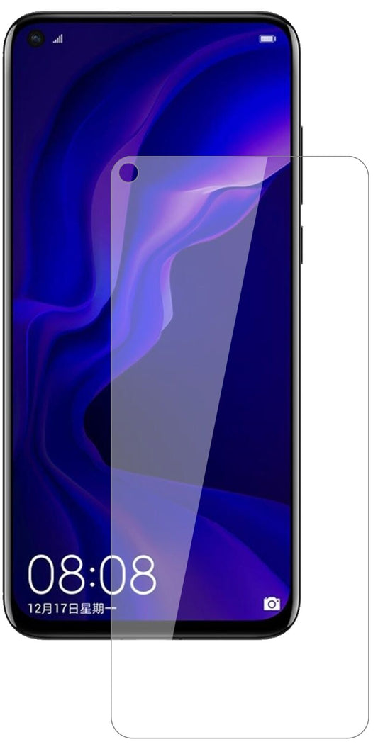Klare Displayschutzfolie von dipos passend für Huawei Nova 4, 9H kratzfest und blasenfrei montiert