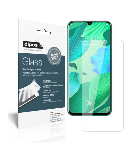 Klare Displayschutzfolie von dipos passend für Huawei nova 5 Pro, 9H kratzfest und blasenfrei montiert