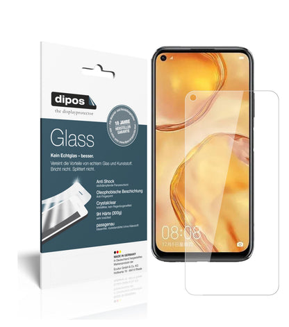 Klare Displayschutzfolie von dipos passend für Huawei nova 7i, 9H kratzfest und blasenfrei montiert