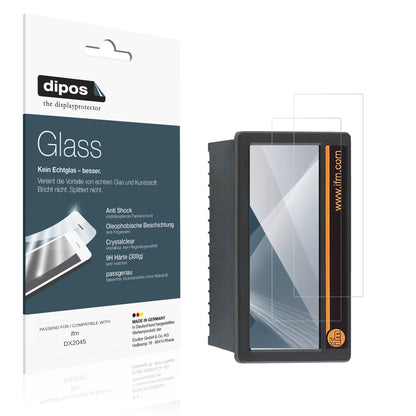 Klare Displayschutzfolie von dipos passend f�r ifm DX2045, 9H kratzfest und blasenfrei montiert