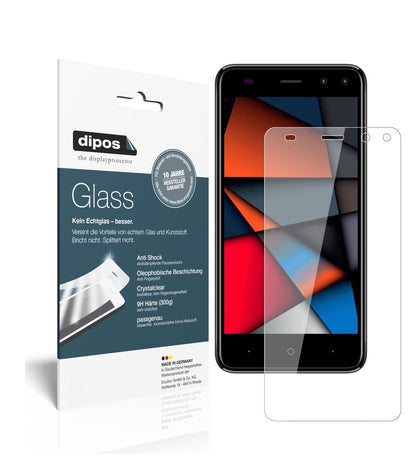 Klare Displayschutzfolie von dipos passend für Intex Indie 6, 9H kratzfest und blasenfrei montiert