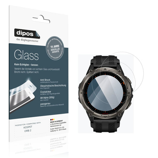 Klare Displayschutzfolie von dipos passend für KOSPET ORB 2, 9H kratzfest und blasenfrei montiert