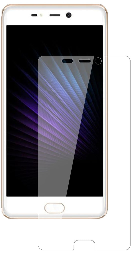 Klare Displayschutzfolie von dipos passend für Leagoo T5, 9H kratzfest und blasenfrei montiert